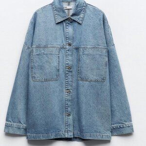 Zara Oversized Denim Jacket